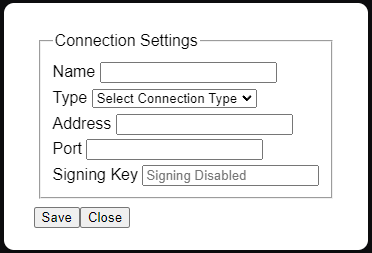 Connections tab symbol
